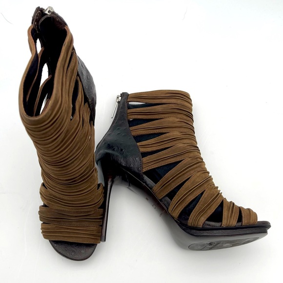 Donald J Pliner Strappy Bootie Stilettos - Picture 5 of 10